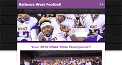 Desktop Screenshot of bellevuewestfootball.com